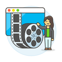 Video Editor 6 Illustration from UX Colors Set