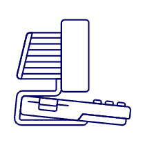 Vintage Computer 2 Illustration from UX Line Set