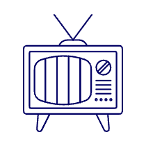 Television No Signal Illustration from UX Line Set