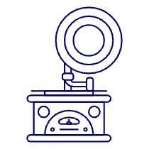 Gramophone Vinyl 1 Illustration from UX Line Set
