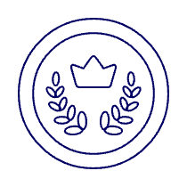 Gold Crown Coin Illustration from UX Line Set