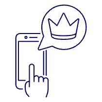 Phone Crown Tap 1 Illustration from UX Line Set