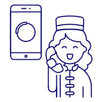 Auto Attendant 6 Illustration from UX Line Set