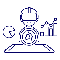 Vr Dashboard 1 Illustration from UX Line Set