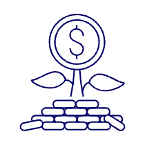 Vr Growing Money Illustration from UX Line Set