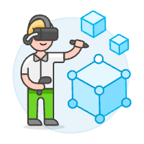 Vr Modelling 3 1 Illustration from UX Colors Set
