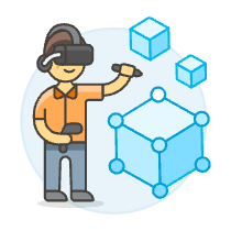 Vr Modelling 3 3 Illustration from UX Colors Set