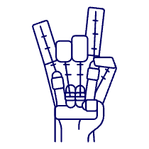 Robotic Hand Prototype 1 Illustration from UX Line Set