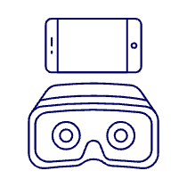 Vr Headset 2 Illustration from UX Line Set