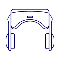 Vr Headset 3 Illustration from UX Line Set
