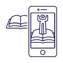 Ar Novel Illustration from UX Line Set