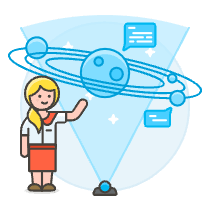Astranomy Hologram 4 Illustration from UX Colors Set