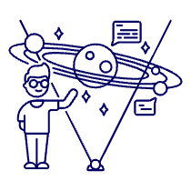 Astranomy Hologram 1 Illustration from UX Line Set