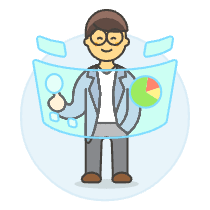Gui Hologram 3 Illustration from UX Colors Set