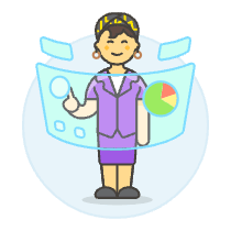 Gui Hologram 6 Illustration from UX Colors Set