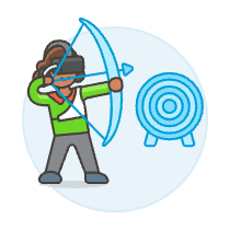 Vr Archery 5 Illustration from UX Colors Set