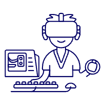 Vr Gaming 1 1 Illustration from UX Line Set