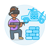 Vr Shooting 2 2 Illustration from UX Colors Set