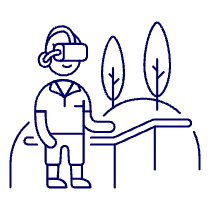 Vr For Rehab 1 Illustration from UX Line Set