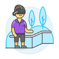 Vr For Rehab 3 Illustration from UX Colors Set