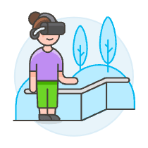 Vr For Rehab 4 Illustration from UX Colors Set