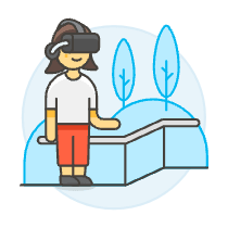Vr For Rehab 6 Illustration from UX Colors Set