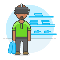 Vr Shopping 1 1 Illustration from UX Colors Set
