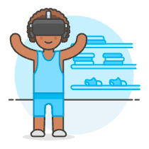 Vr Shopping 2 3 Illustration from UX Colors Set