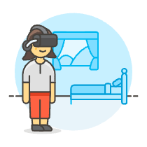 Vr Hotel Room 6 Illustration from UX Colors Set