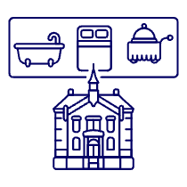 Vr Hotel Service Illustration from UX Line Set