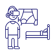 Vr Hotel Room 1 Illustration from UX Line Set