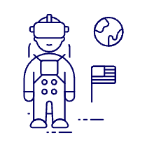 Vr Moon 1 Illustration from UX Line Set