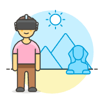 Vr Pyramid 3 Illustration from UX Colors Set