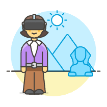 Vr Pyramid 6 Illustration from UX Colors Set