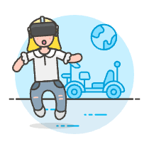Vr Space 4 Illustration from UX Colors Set
