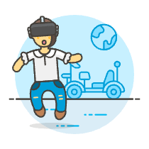 Vr Space 6 Illustration from UX Colors Set