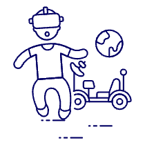 Vr Space 1 Illustration from UX Line Set