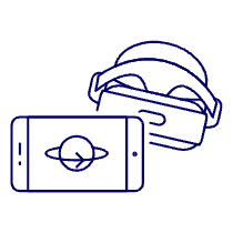 Vr Traveling Kit Illustration from UX Line Set