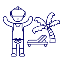 Vr Vacation 1 Illustration from UX Line Set