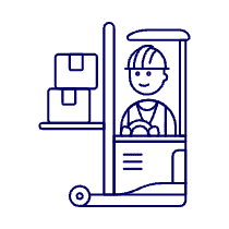 Forklift Man 1 Illustration from UX Line Set