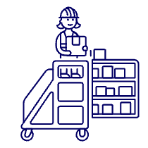 Package Worker 4 Illustration from UX Line Set