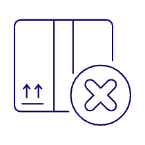 Package Denied Illustration from UX Line Set