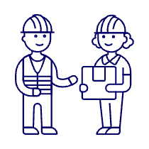Warehouse Worker 3 3 Illustration from UX Line Set