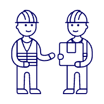 Warehouse Worker 3 1 Illustration from UX Line Set