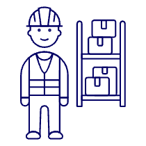 Warehouse Worker 1 1 Illustration from UX Line Set