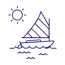 Sailboat Illustration from UX Line Set