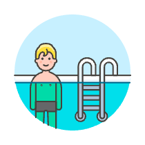 Sports Swimming 10 Illustration from UX Colors Set