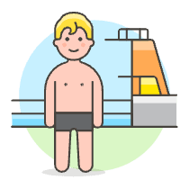 Sports Swimming 4 Illustration from UX Colors Set
