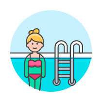 Sports Swimming 7 Illustration from UX Colors Set
