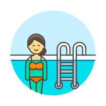 Sports Swimming 9 Illustration from UX Colors Set